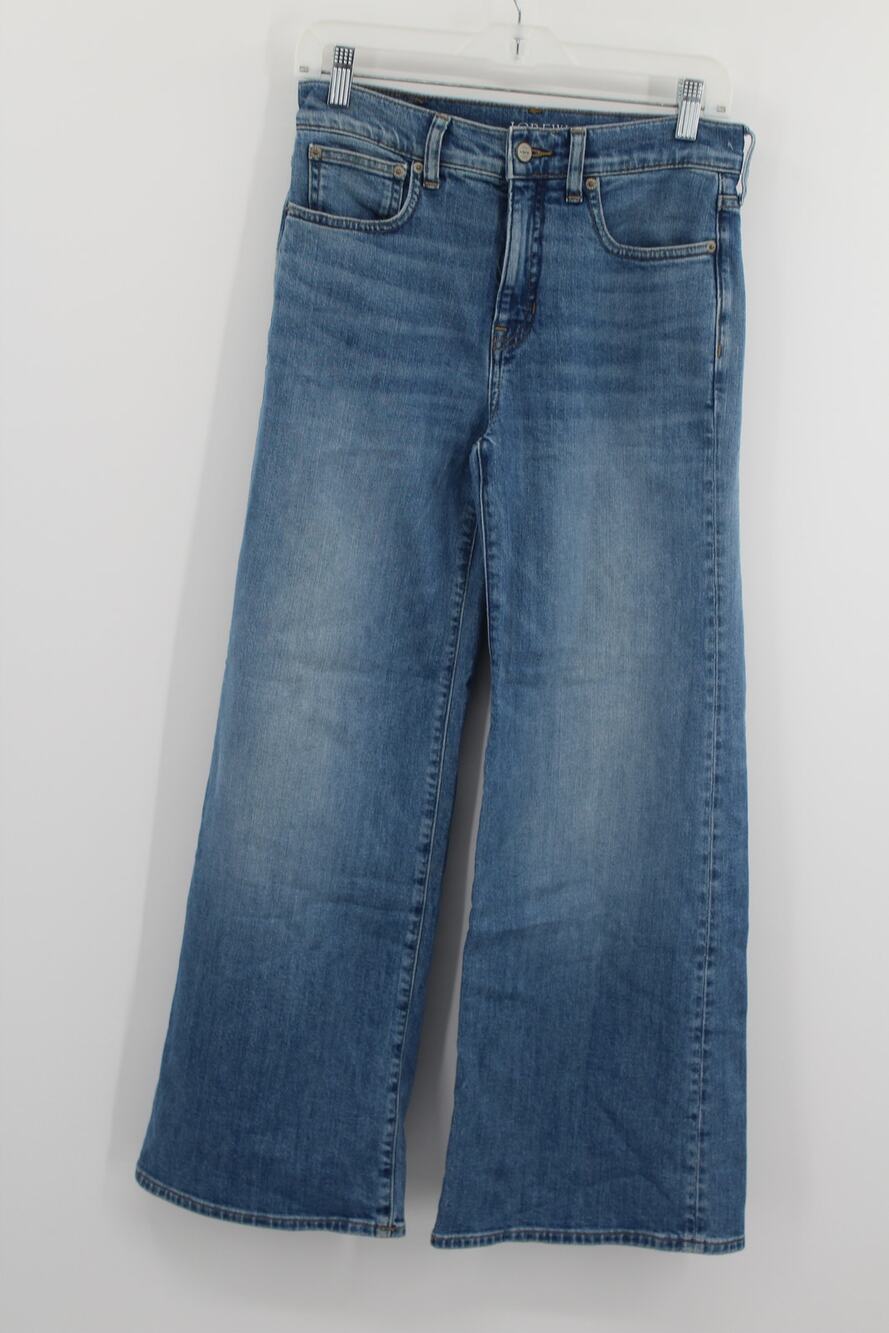 J.Crew Denim Trouser Jeans 27P Petite High rise Blue